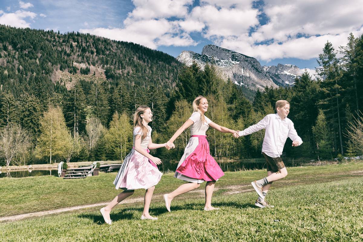 Kinder der Familie Mooslechner