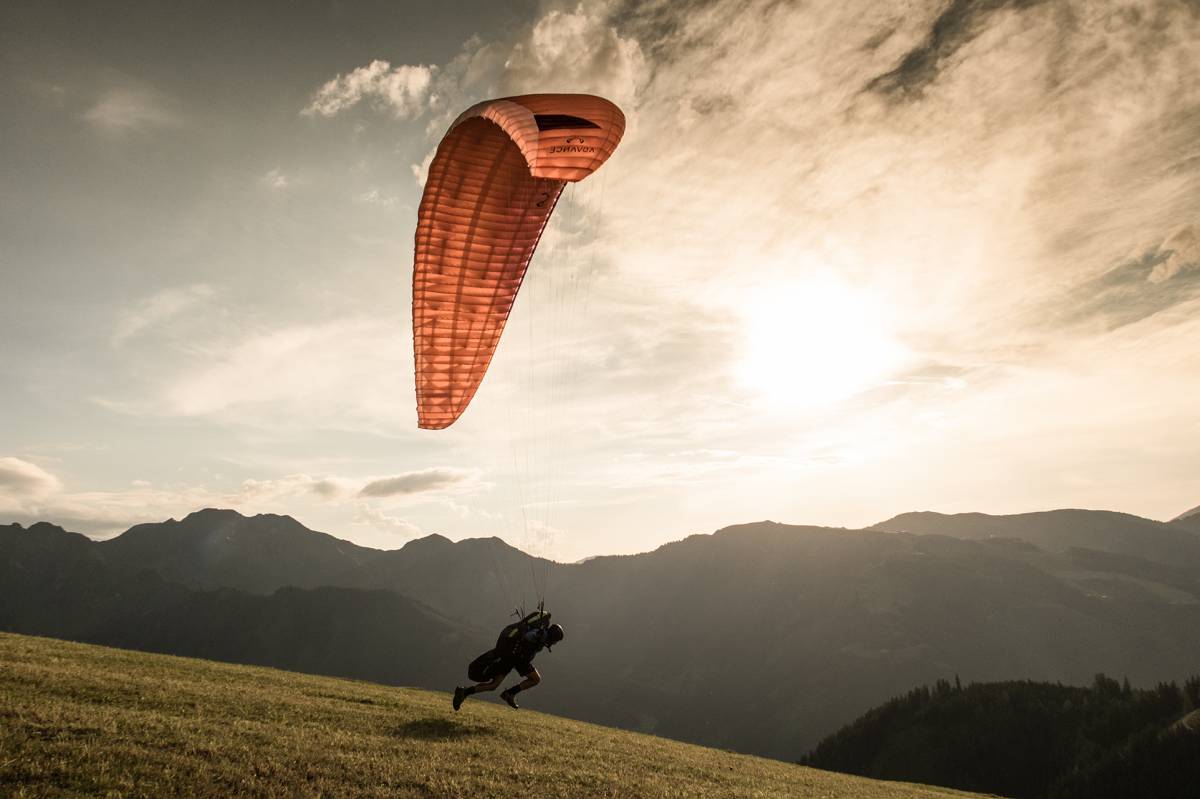 Paragliding in den Salzburger Bergen
